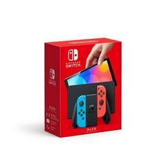 Nintendo Switch OLED with Blue and Red Joy-Con - Pre-Played - Nintendo Switch