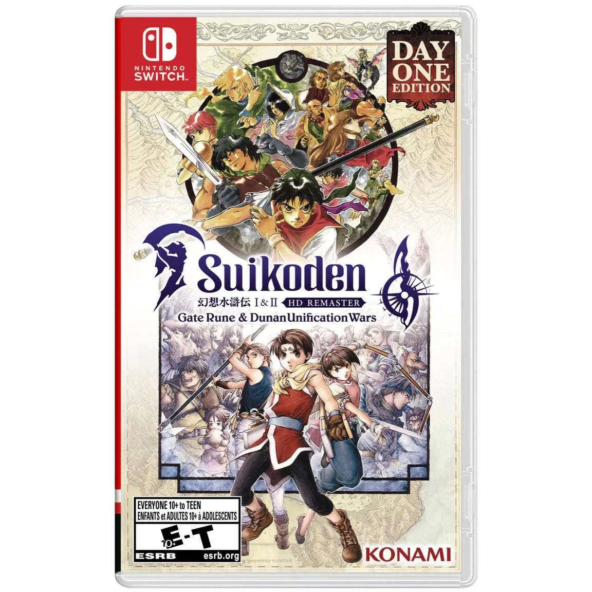 Suikoden I & II HD Remaster Day One Edition - New - Nintendo Switch